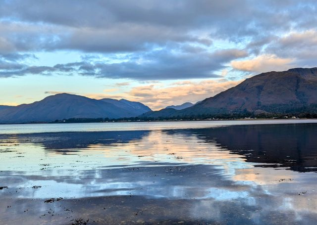 Bunree Campsite on Loch Linnhe, Onich, Fort William