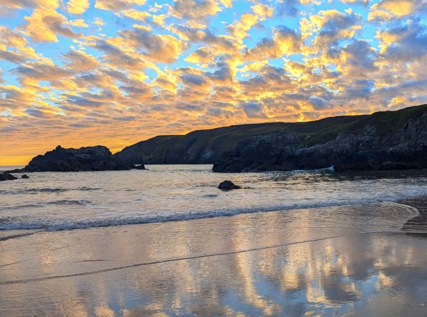 Sunrise at Sango Sands Oasis, Durness 